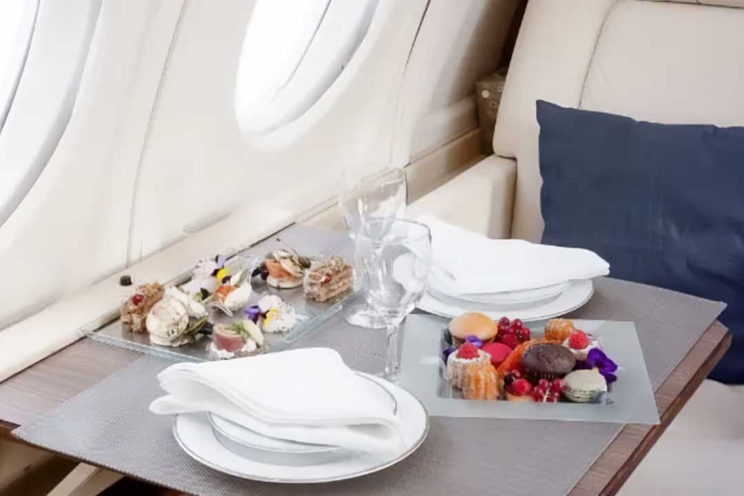 In-flight catering service