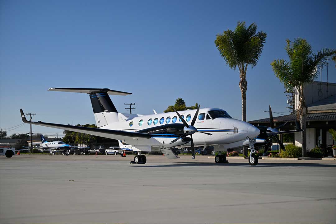 King Air 350 arriving in style
